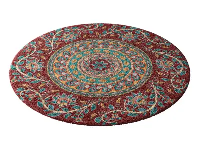 round carpet 26 3D model