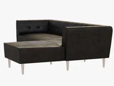 BoConcept Philly sofa leather 3D model