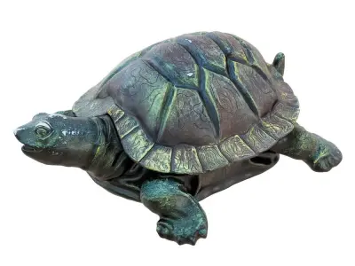 Turtle garden sculpture 3D model
