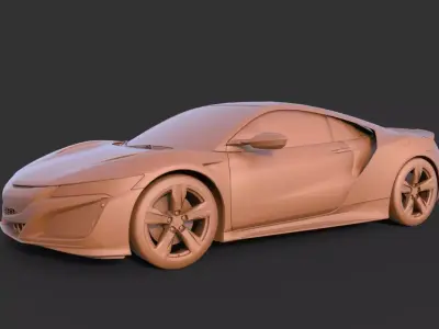 Honda NSX II 3D print model