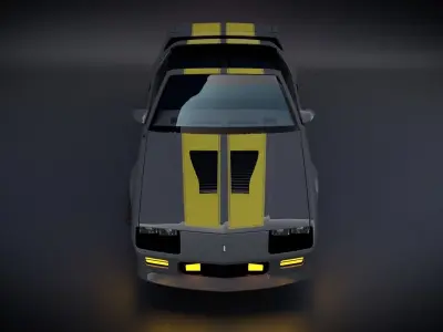 1988 Camaro IROC-Z Free 3D model