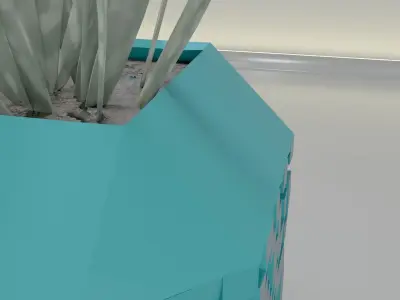 pot planter 14 3D print model