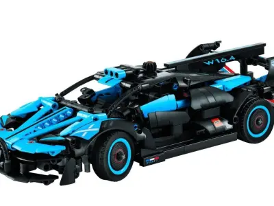 PixelBricks3D - LEGO Bugatti Bolide Agile Blue 3D print model