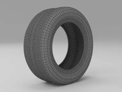 Wheels Tyre 1 3D model