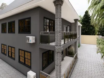 Family Mansion 3D model