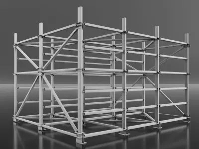 Rack Metal 3D model