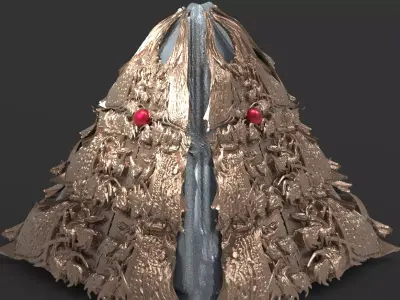 Secret Dragon pyramid 3D model