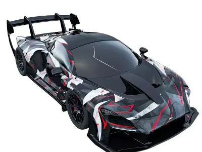 Mclaren Senna GTR 3D model