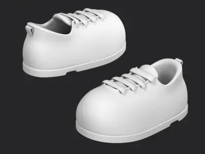 Shoes cartoon 3D model buy