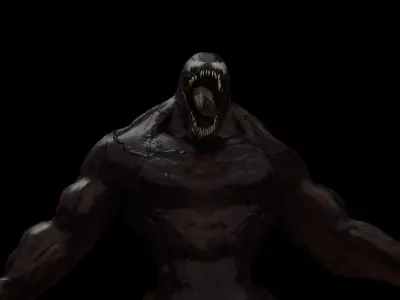 CARNAGE RIGGED MODEL Low-poly 3D model