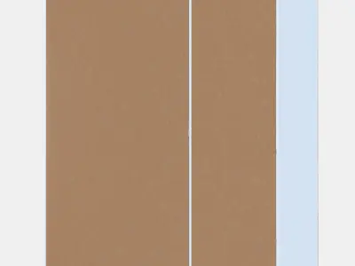 PAX - FORSAND Wardrobe combination 8 Low-poly 3D model