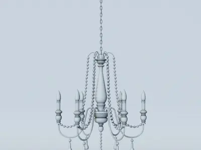 Jamie Young Home Accents Chandelier 3D model
