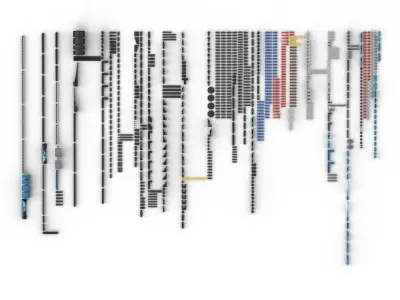 PixelBricks3D - LEGO Bugatti Bolide Agile Blue 3D print model