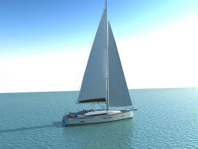 Jeanneau Sun Odyssey 409 3D model