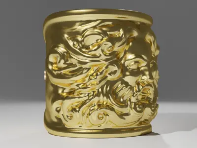 Jupiter Ring Project STL FBX Blend and OBJ  3D print model