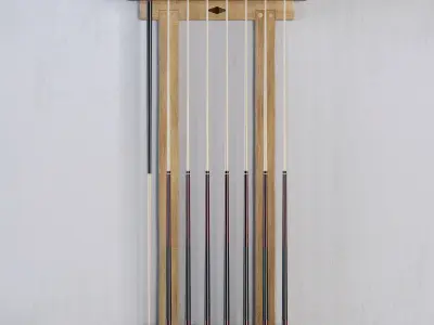 RH Brunswick exclusive tournament billiards cue rack 3D model