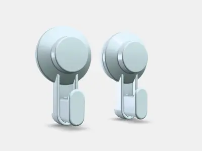 PRINTED Cuckoo and vacuum holder 1 Low-poly 3D model