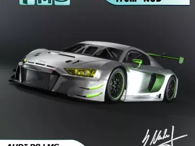 Audi R8 LMS 2019 EVO GT3 3D model