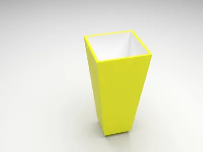 Yellow Vase 3D model