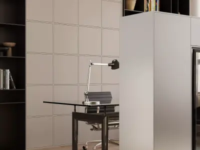 living room dining room interior scenes 44 3D model