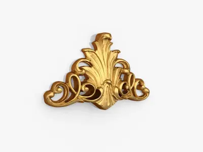 Classic decor ornament 108 3D model