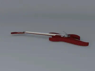 Intruder guitar Free 3D model
