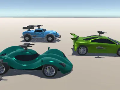 Road Warriors PBR Low-poly 3D model