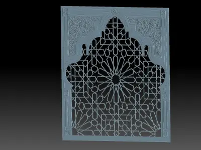 Decorative panel 3D print model