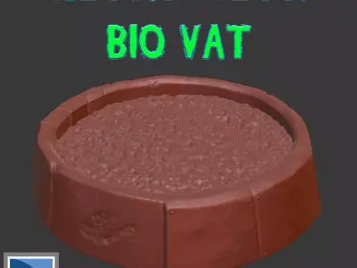 Necro-Tech Bio Vat Free 3D print model