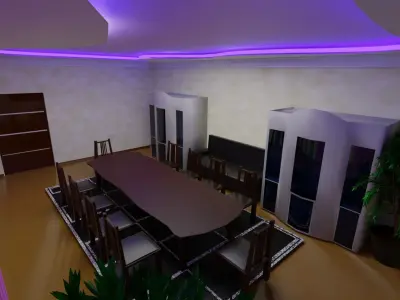 Living room 3D model buy