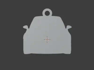 car pendant-07 printable jewelry  3D print model