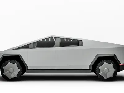 Tesla Model Y 2022  Low-poly 3D model