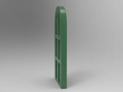 Elite Exterior Door Low-poly 3D model