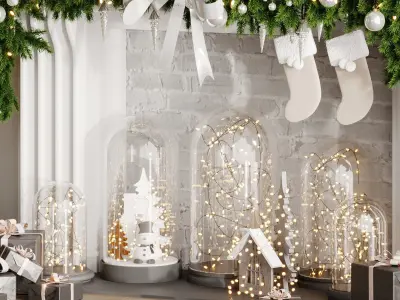 Christmas set 3D model