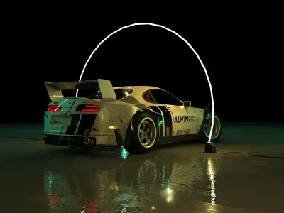 TOYOTA  SUPRA 3D MODEL 3D model