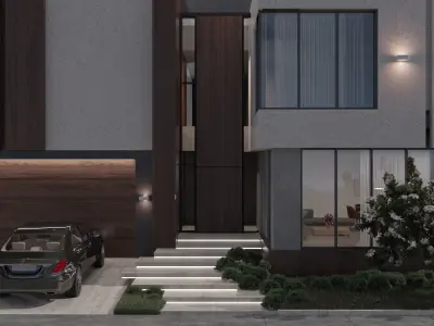 Mersedes W222 Low-poly 3D model