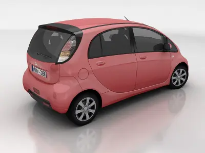 Mitsubishi - i Miev Low-poly 3D model