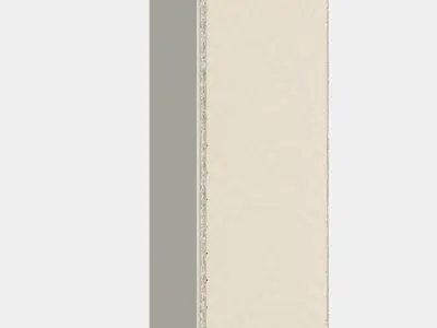 PAX Add-on corner unit with 4 shelves 13 Low-poly 3D model