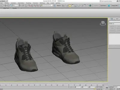 Sneakers Low-poly 3D model