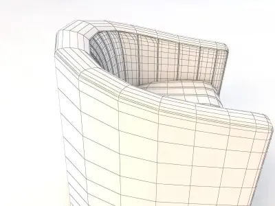 Louise Armchair Munna Maria Bruno Neo 3D model