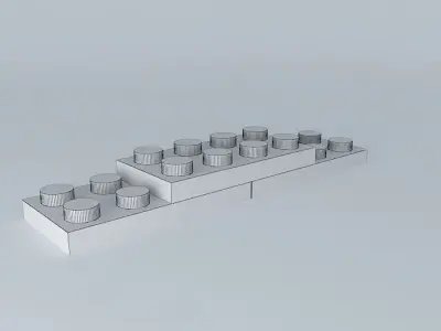 LEGO BRICKS SHORT DIMENSION Free 3D model