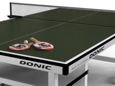 Donic waldner classic 25 tennis table 3D model