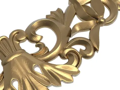  decorative pattern ready for 3D printing 3D model