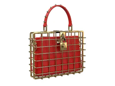 Dolce Gabbana Box Cage Bag Low-poly 3D model