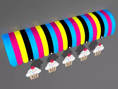 Awning 3d Model 04 3D model