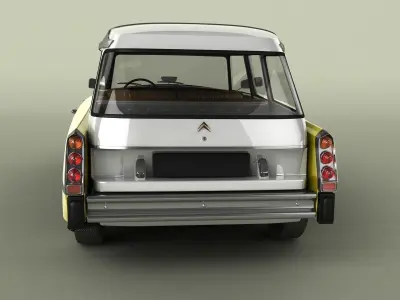 Citroen DS 21 Break 3D model