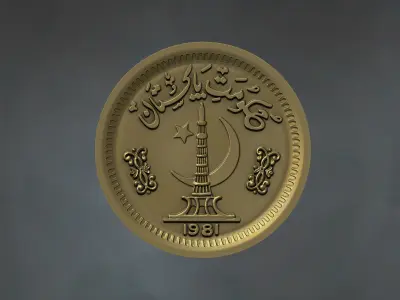 Antique Coin Relief 3D print model Free 3D print model