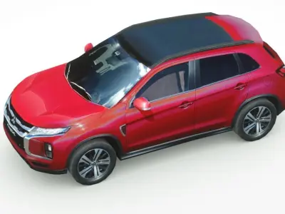 Mitsubishi ASX 2020 Low-poly 3D model