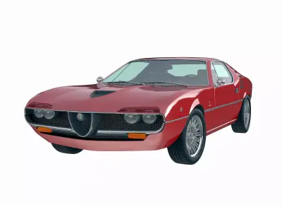 Alfa Romeo Montreal 1970 3D model