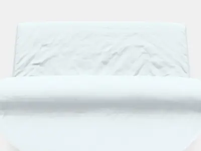 LYCKSELE LOVAS 2-seat sofa-bed Low-poly 3D model